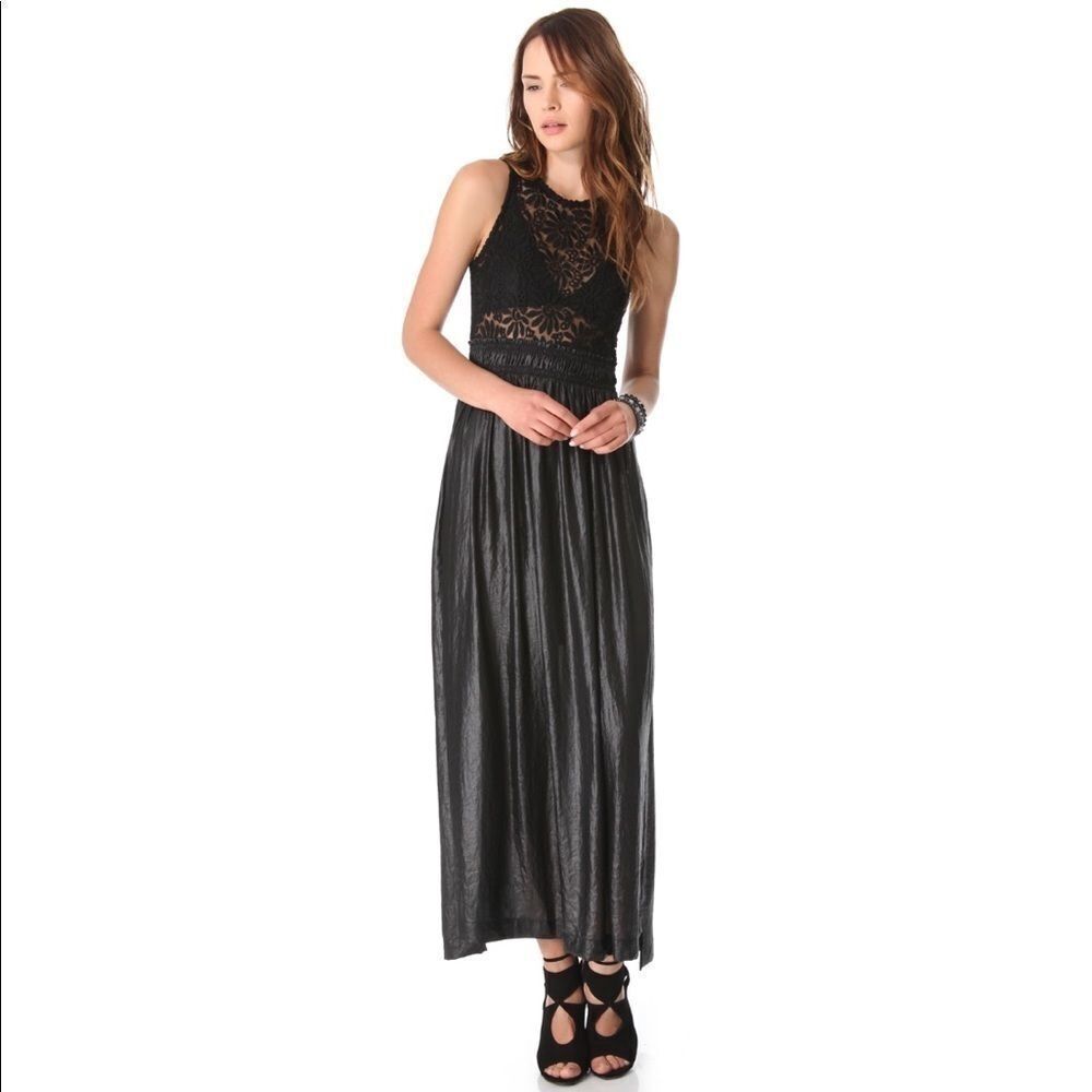 Sz 3/M Nightcap sunflower lace gown/maxi dress